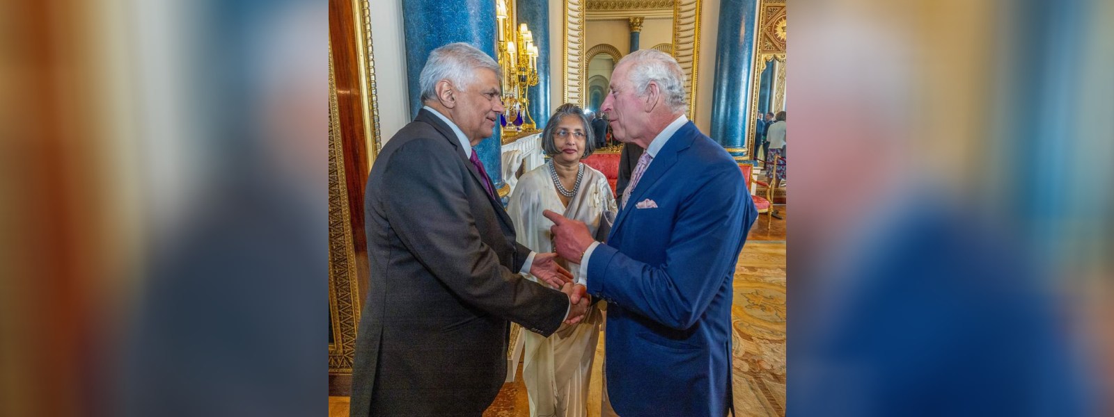 President & First Lady meet King Charles III